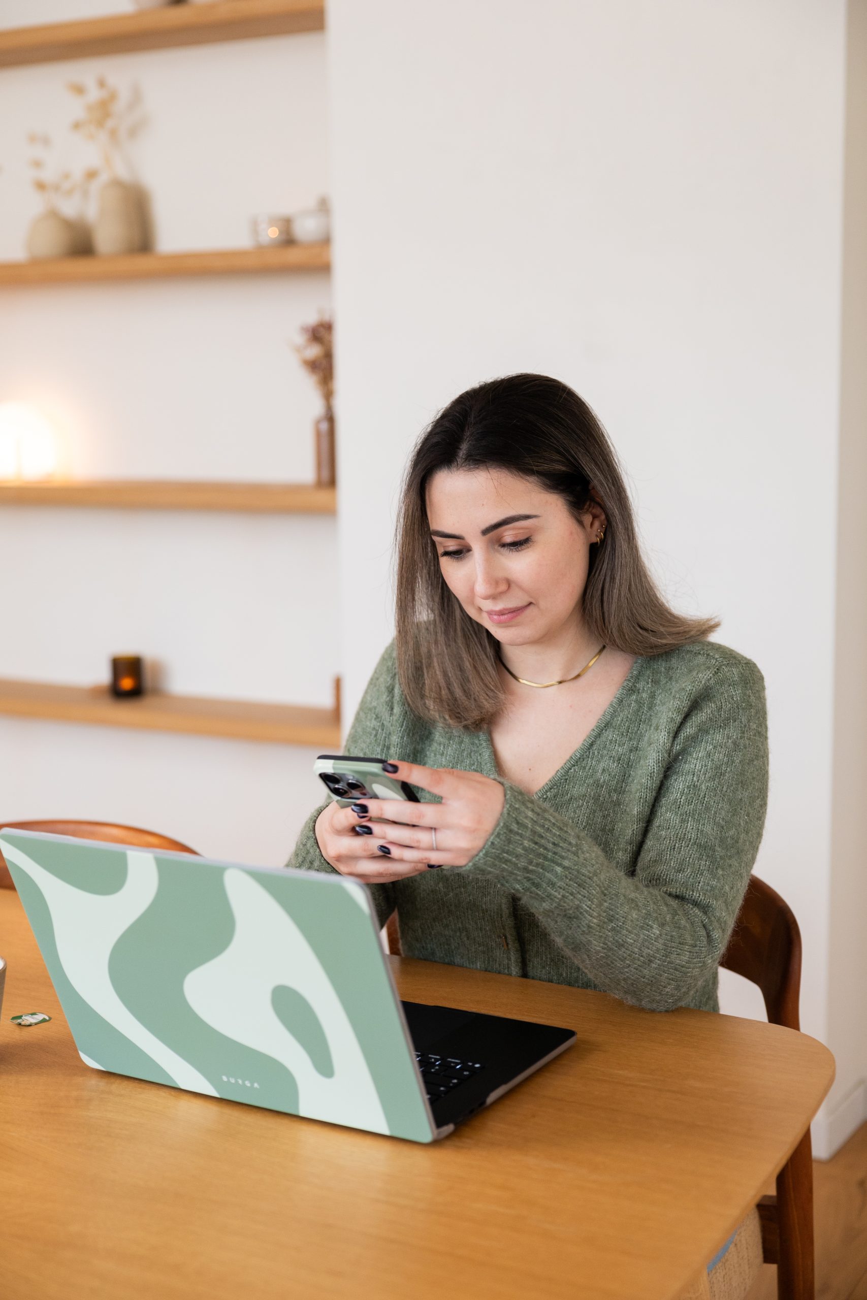 Sylke, virtual assistant, aan het werk voor een klant